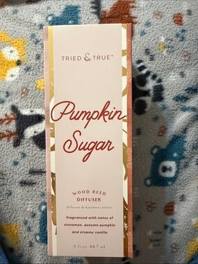 Pumpkin Sugar Wood Reed Diffuser - Soft Pink
